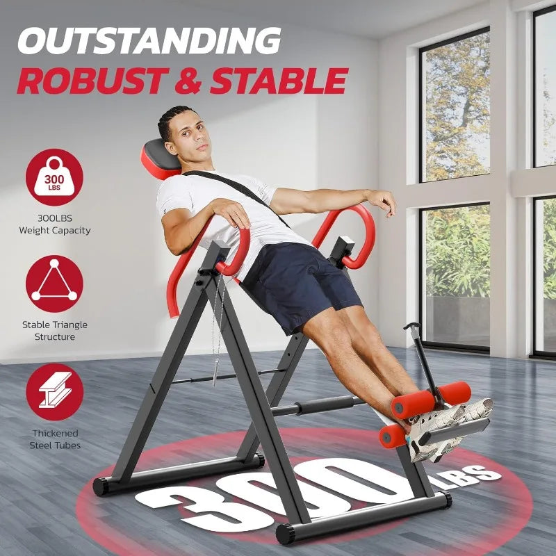 YOLEO Gravity Inversion Table For Back Pain Relief