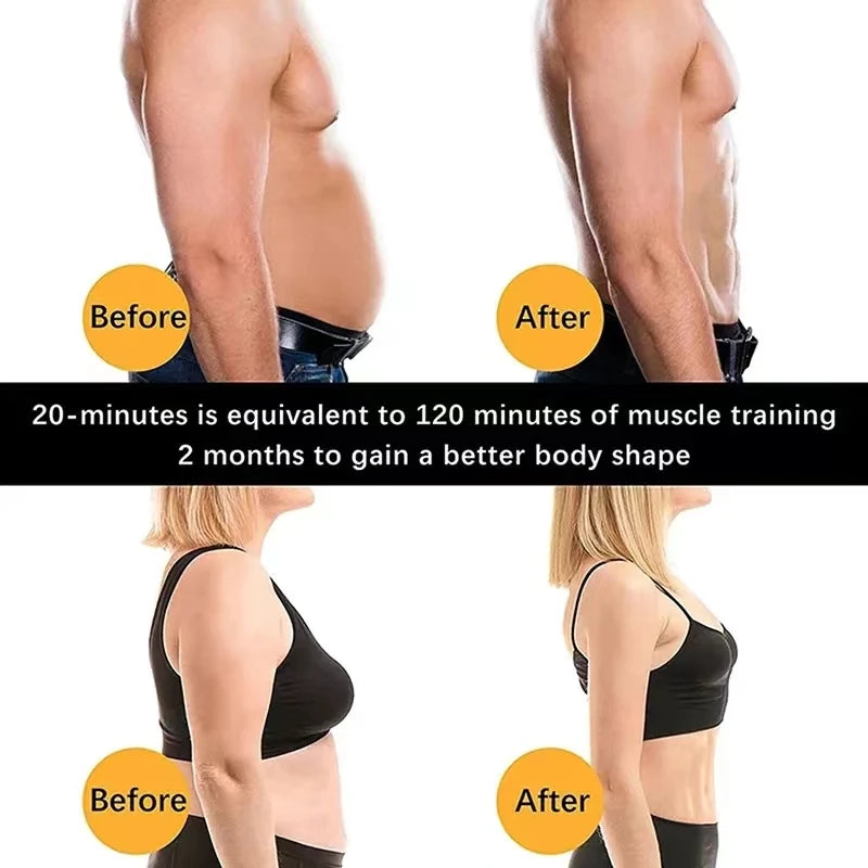 EMS Muscle Stimulator Abdominal Belt For Weight Loss Fitness