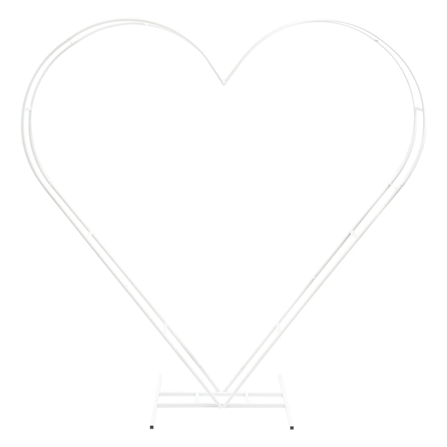 Heart Shape Wedding Metal Arch Backdrop Iron Stand