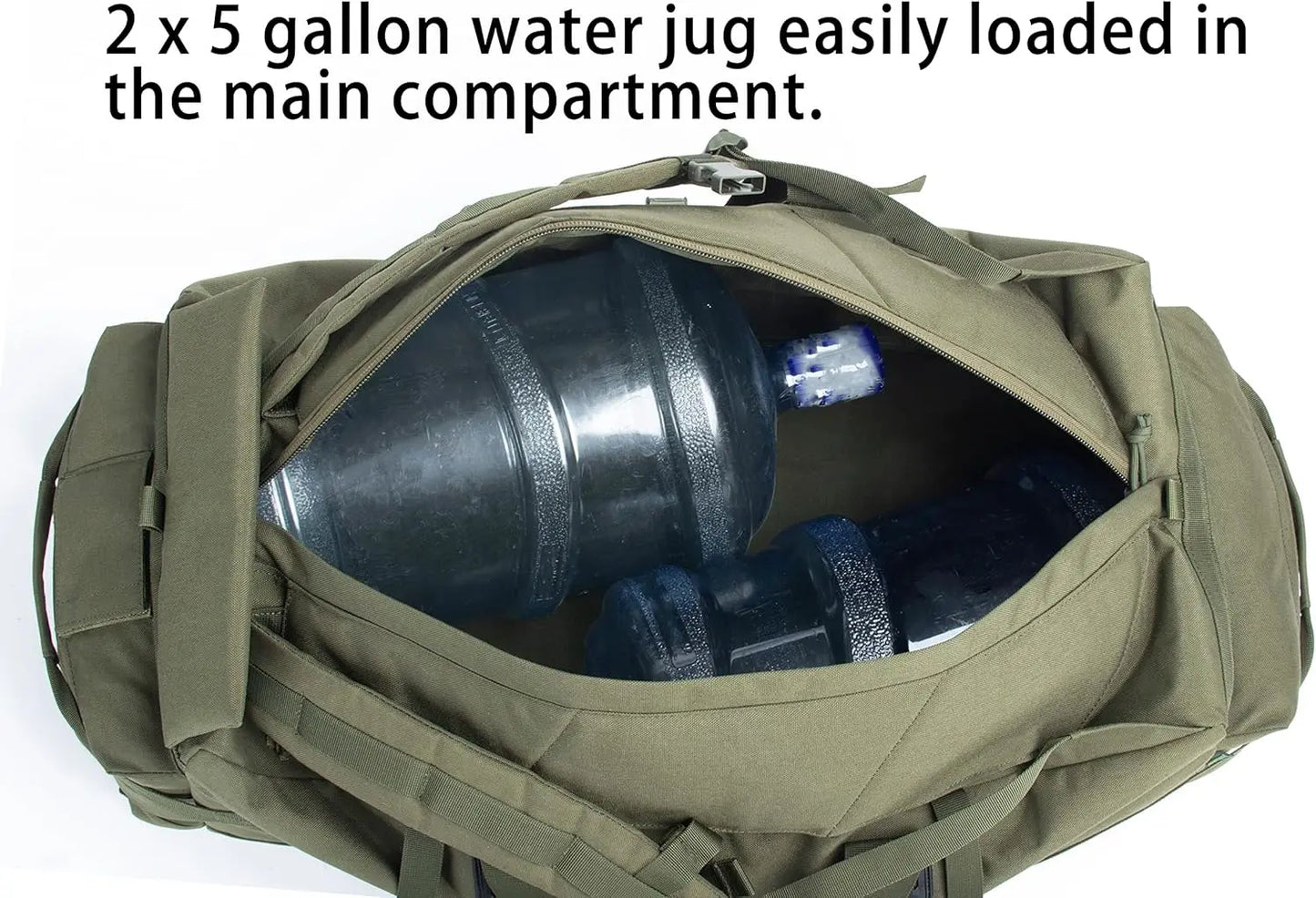 XMSJ Military Duffel Bag Backpack Tactical Gear Equipment