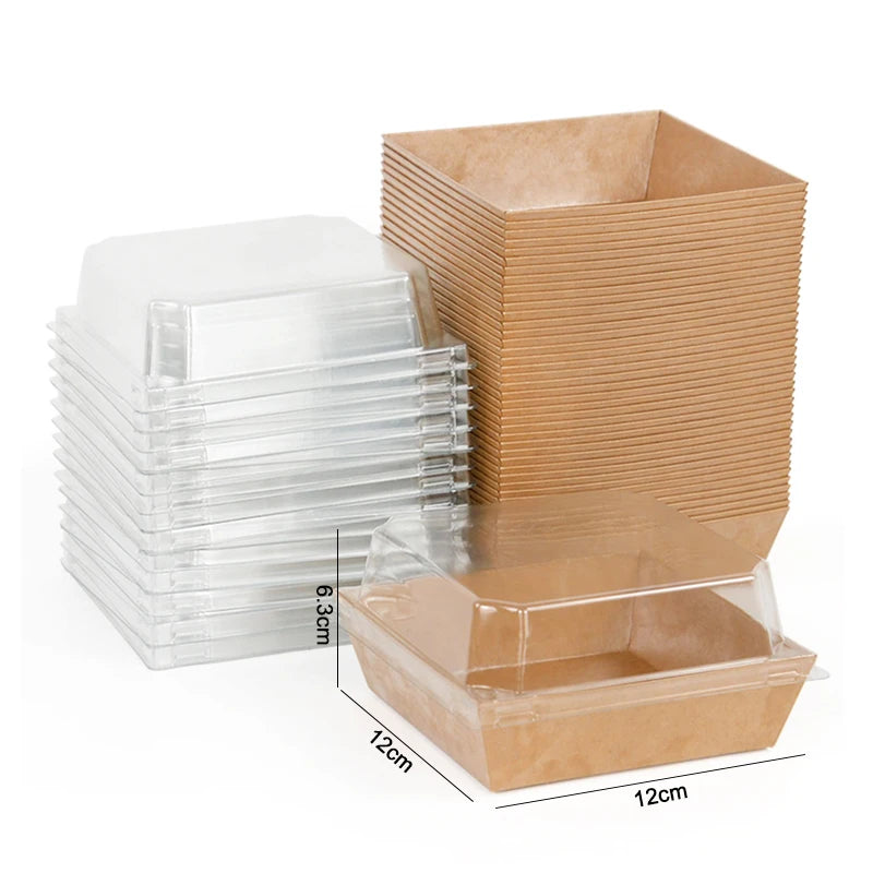 Xunyihappy Kraft Paper Cake Boxes For Desserts Donuts And Cookies