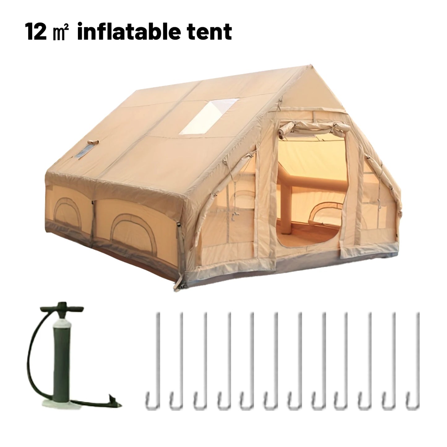 Pakicetus Inflatable Camping Tent For Family Outdoor Adventure