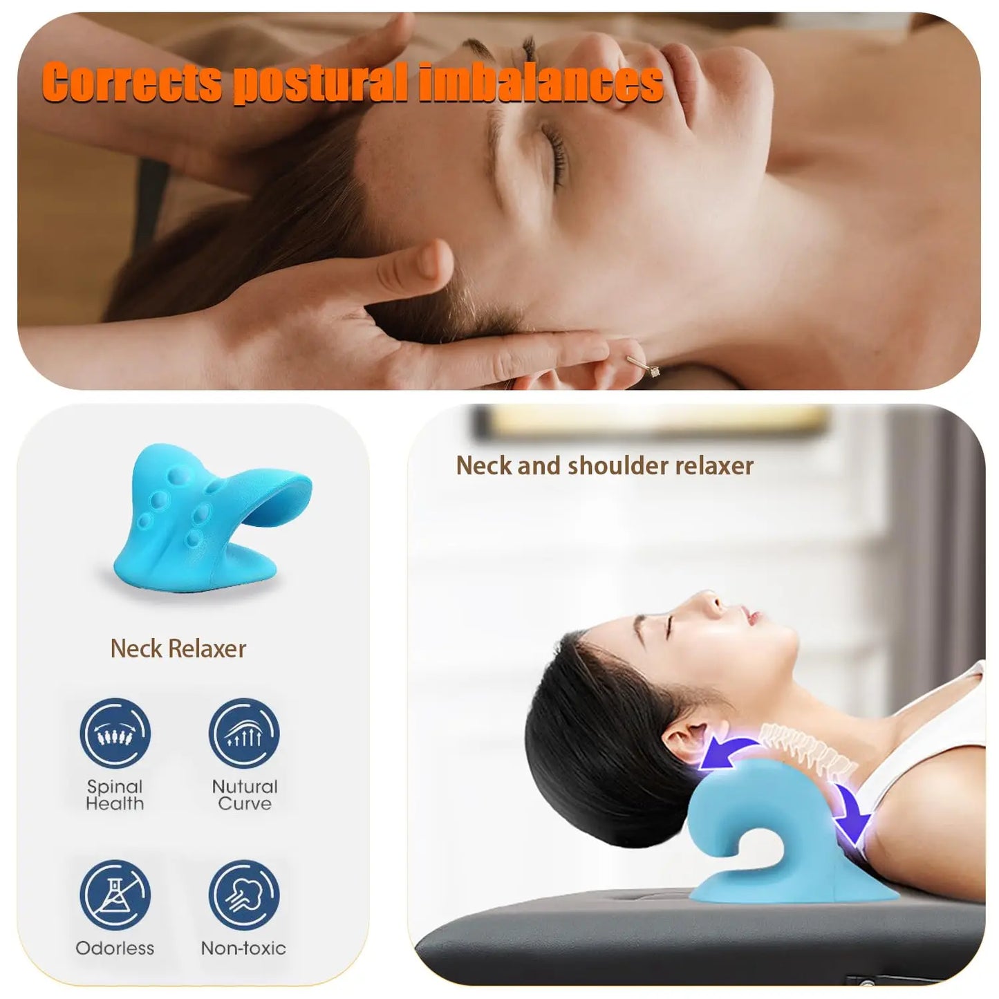 Portable Massage Table with Neck Stretcher, Light Weight 84 in Massage Bed Adjustable Lash Bed Tattoo Table for, Customized