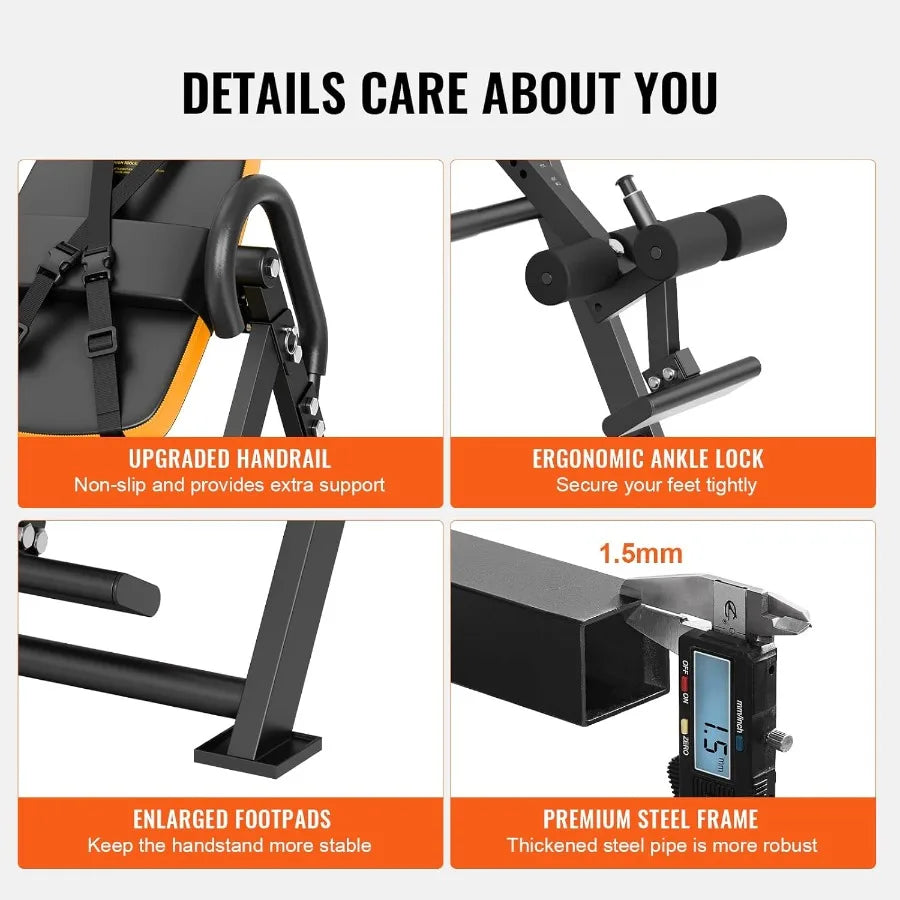 XMSJ Inversion Table 300 Lbs Capacity Heavy Duty Back Stretcher