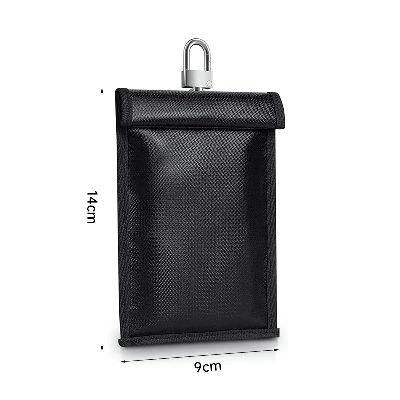 RFID Faraday Car Key Shielding Bag And RF Signal Protector