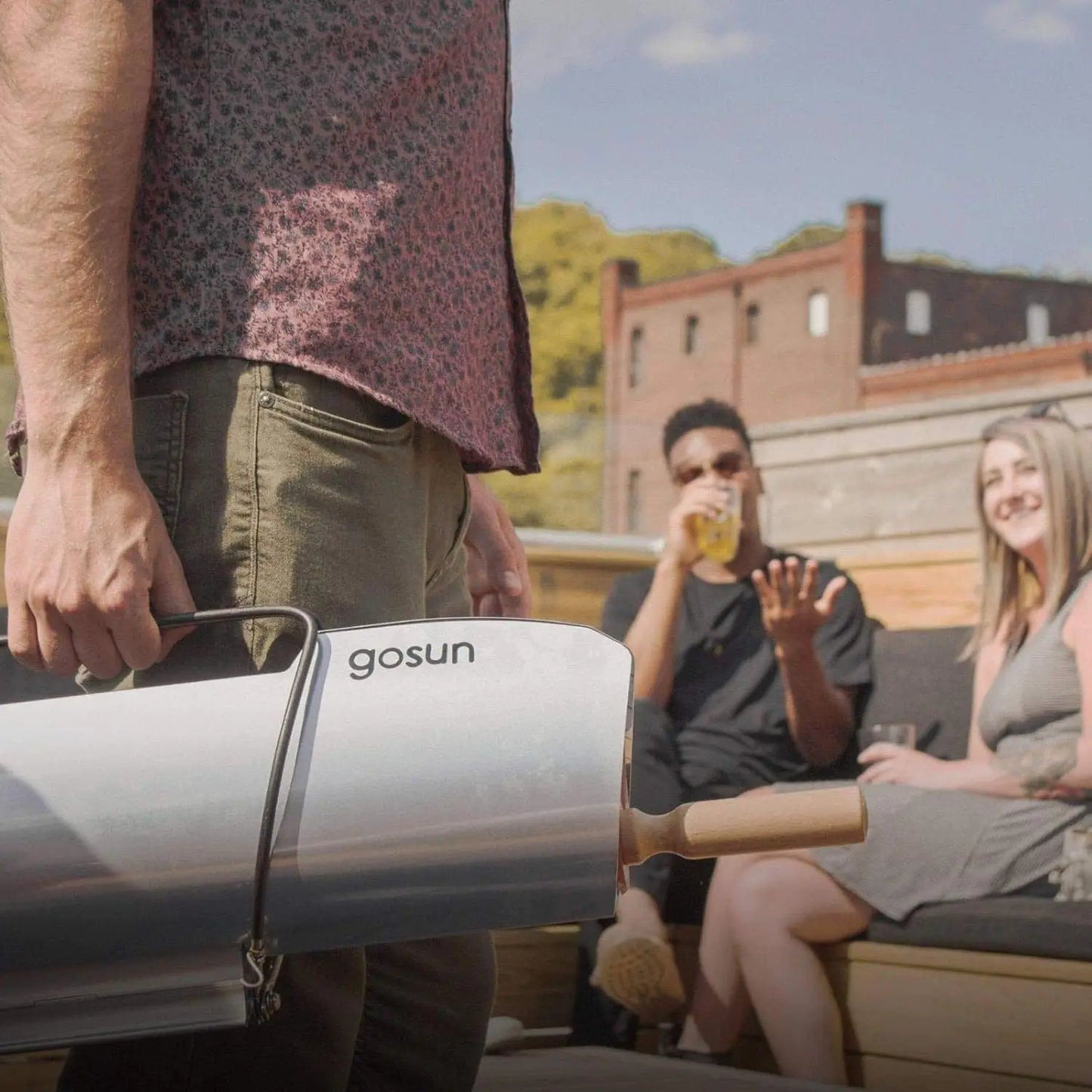XMSJ Portable Solar Oven and Camping Stove for Off Grid Cooking