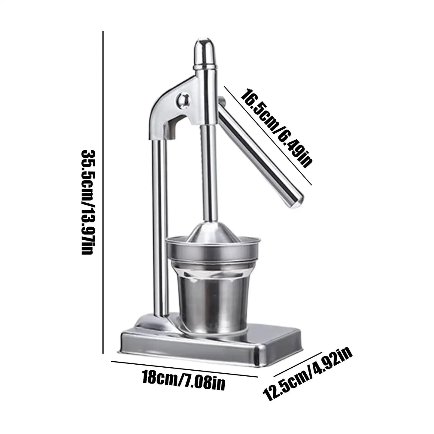 Stainless Steel Manual Juicer Handheld Citrus Press Kitchen Tool