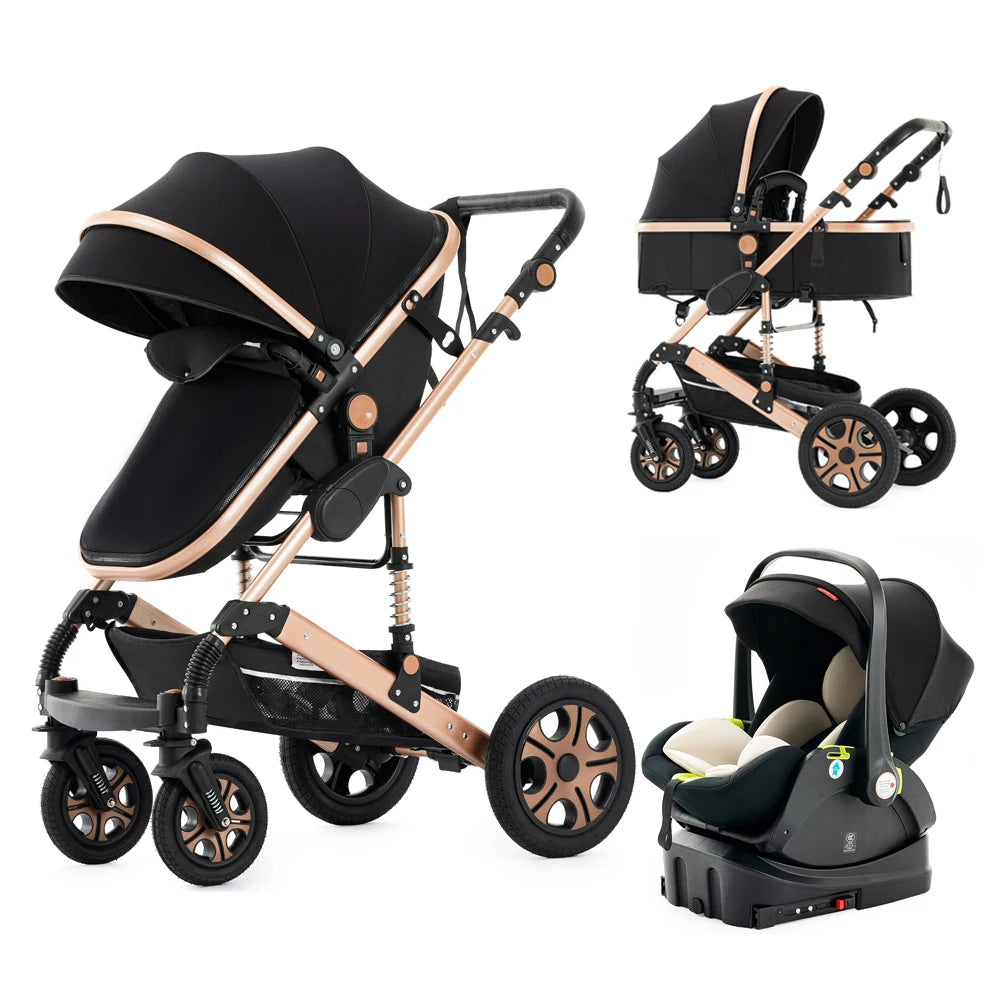 SteAnny Infant Car Seat Travel System 3-in-1 Stroller
