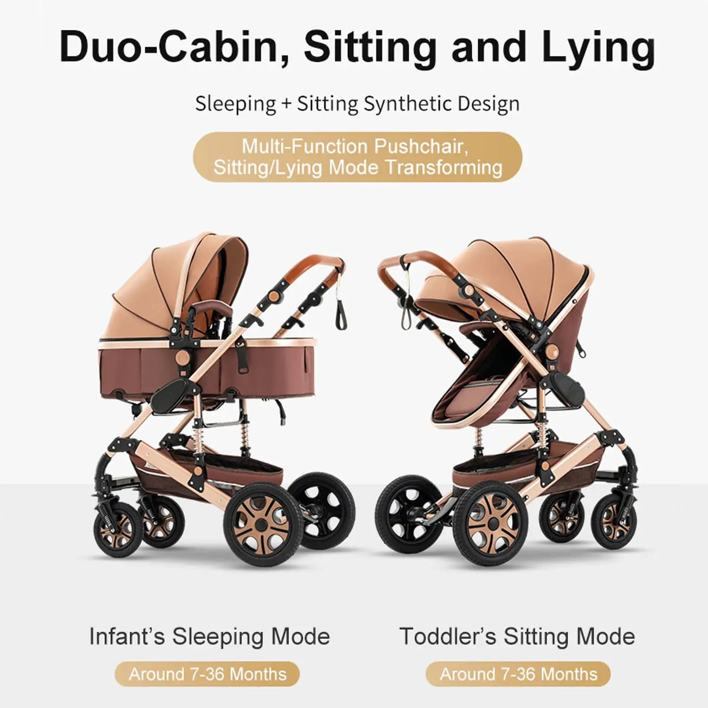 SteAnny Infant Car Seat Travel System 3-in-1 Stroller