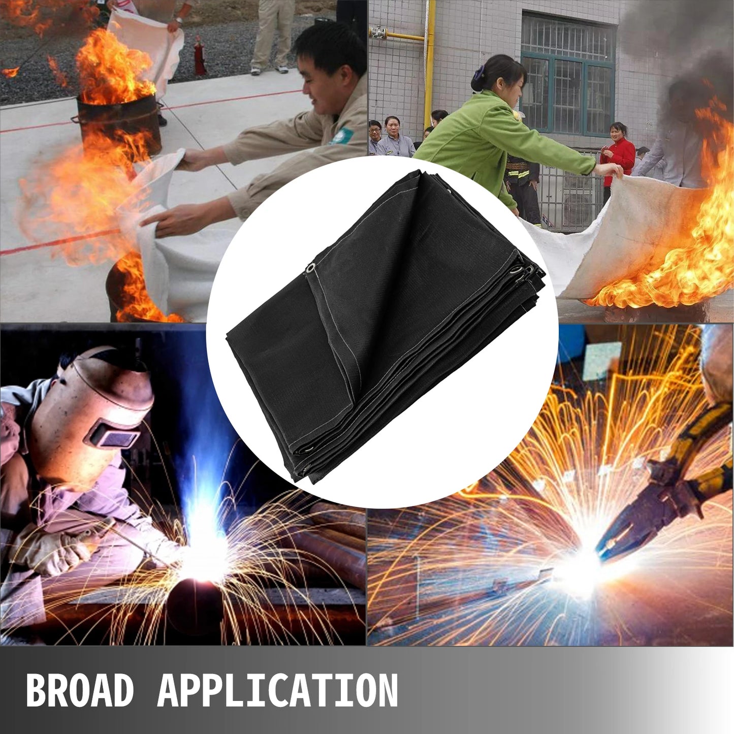 SucceBuy Firesafe Fiberglass Blanket For Emergency Safety