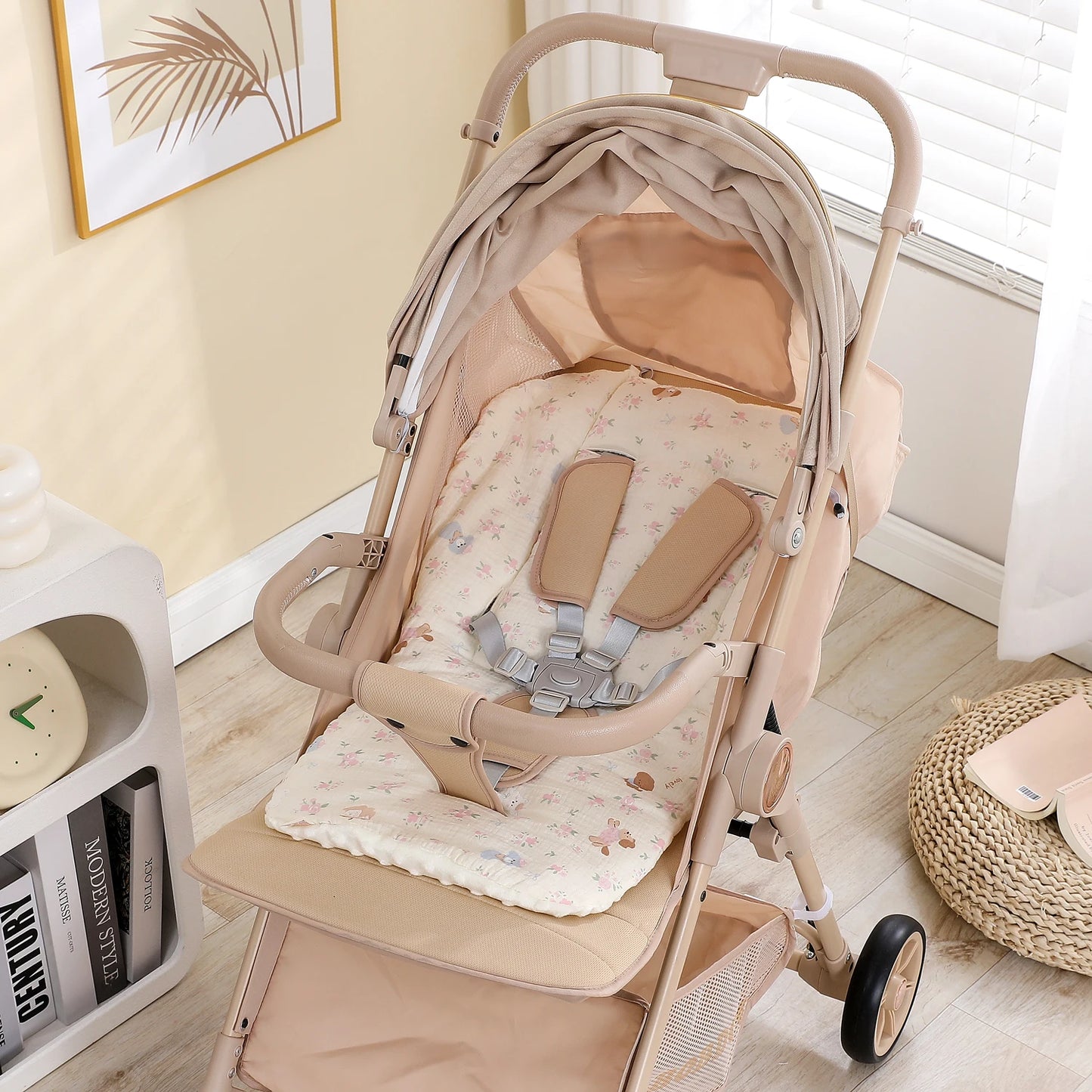 Baby Stroller Seat Cushion Soft Mattress Pushchair Car Mat