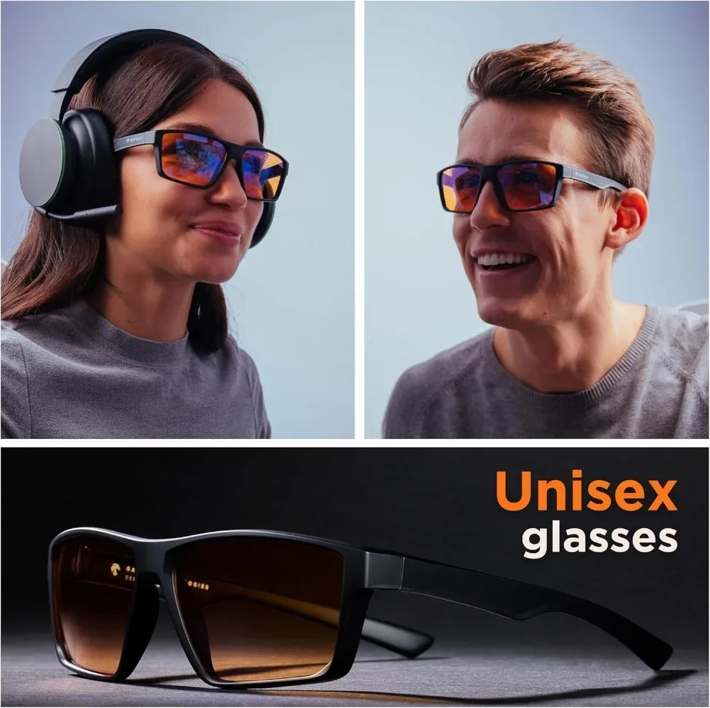 Blue Light Blocking Gaming Glasses For Anti Fatigue And Eyestrain Relief