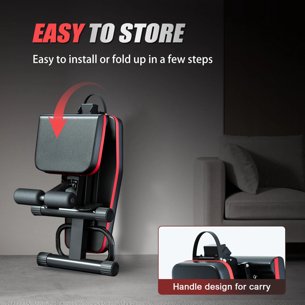 Adjustable Foldable Dumbbell Bench For Home Weight Training