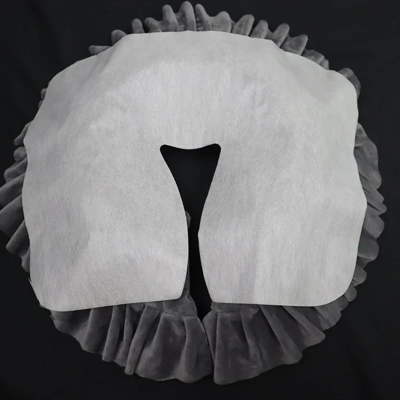 Spa Salon Disposable Massage Face Rest Cushion Covers Cradle Sheets Headrest Pillow Paper Massage Face Cradle Table Cover