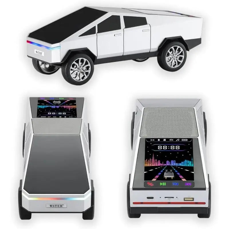 Bluetooth Truck Speaker HD Sound Portable Wireless FM Radio Mic
