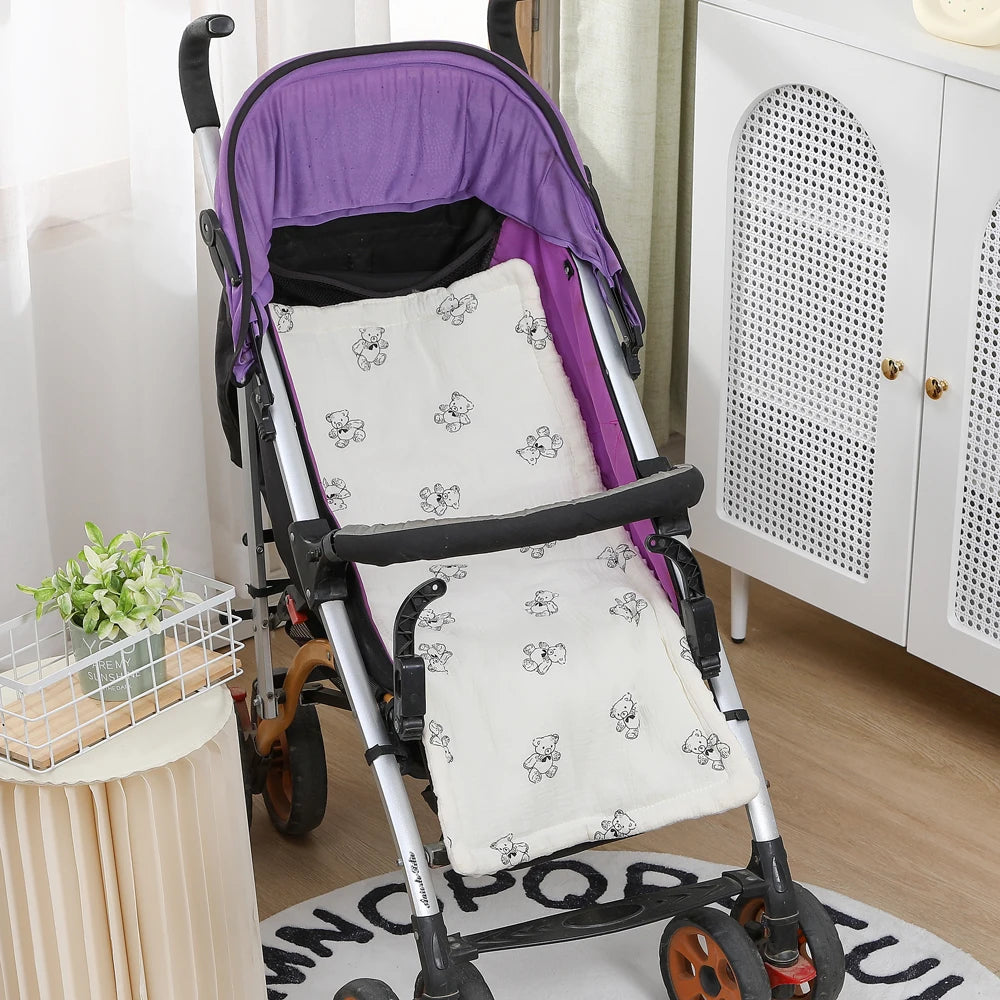 Baby Stroller Seat Cushion Soft Mattress Pushchair Car Mat