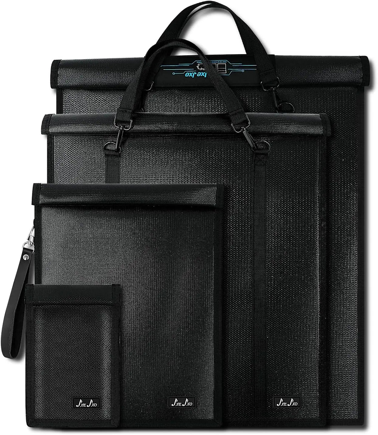 XMSJ Military-Grade Faraday Bags 4-Pack EMP Proof for Laptops