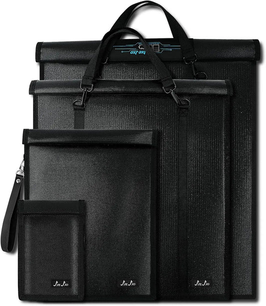XMSJ Military-Grade Faraday Bags 4-Pack EMP Proof for Laptops