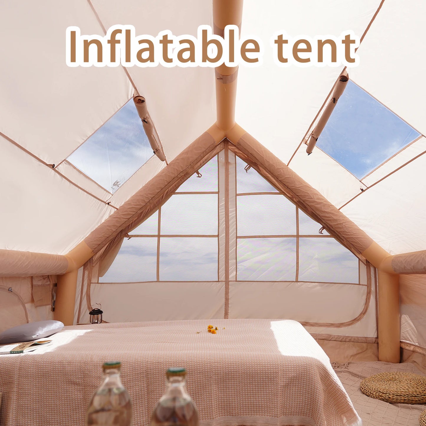 Pakicetus Inflatable Camping Tent Quick Setup for Groups