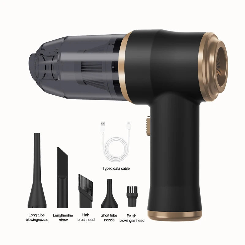Wireless Car Vacuum Cleaner Cordless HEPA Dust Removal For Cars