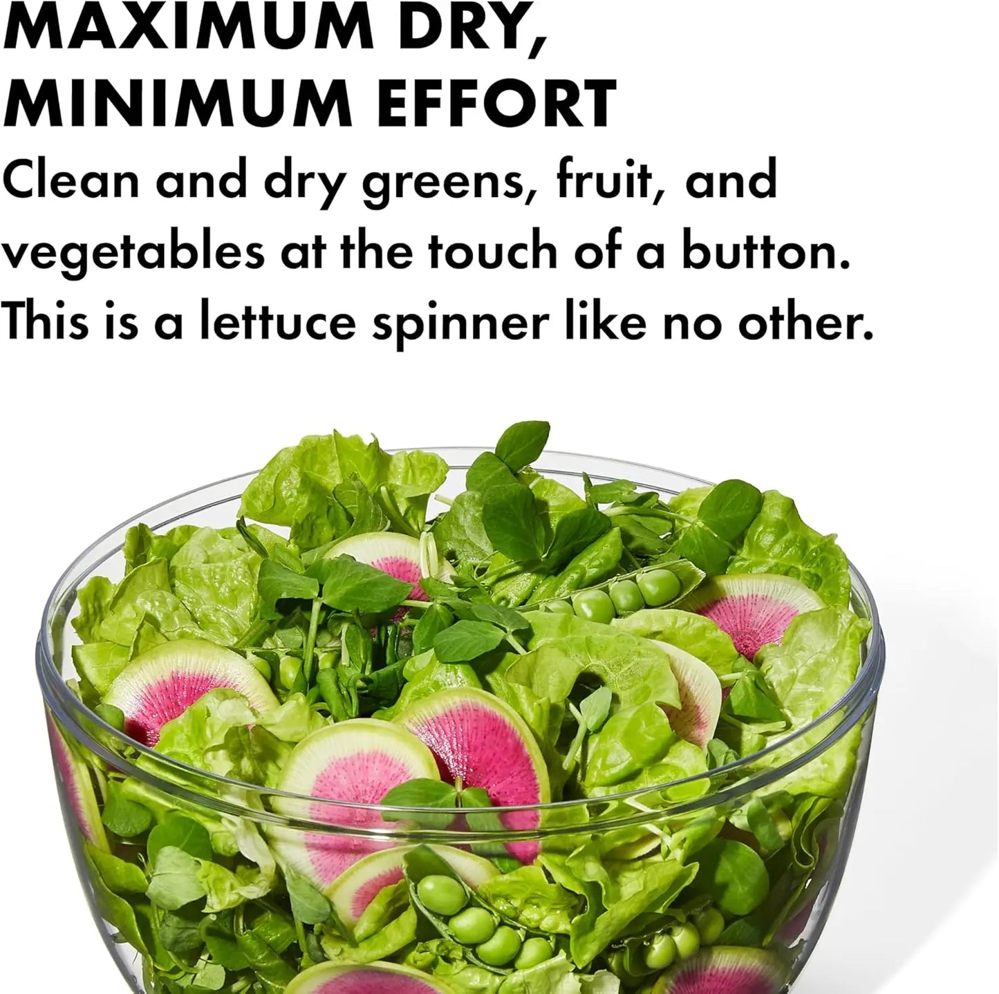 OXO Good Grips Salad Spinner For Drying Lettuce And Produce