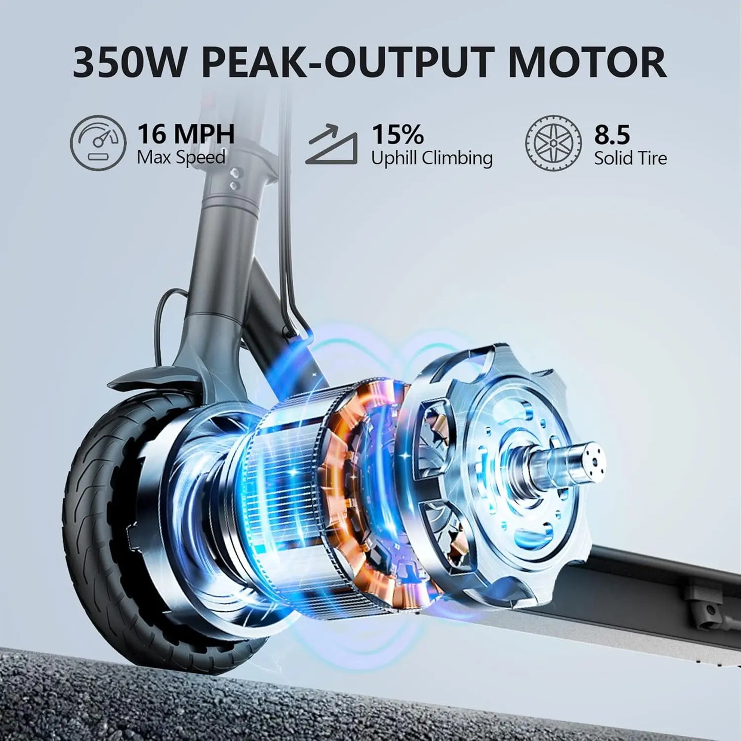 Ladped LP60 Electric Scooter 350W 16 Miles Range For Adults