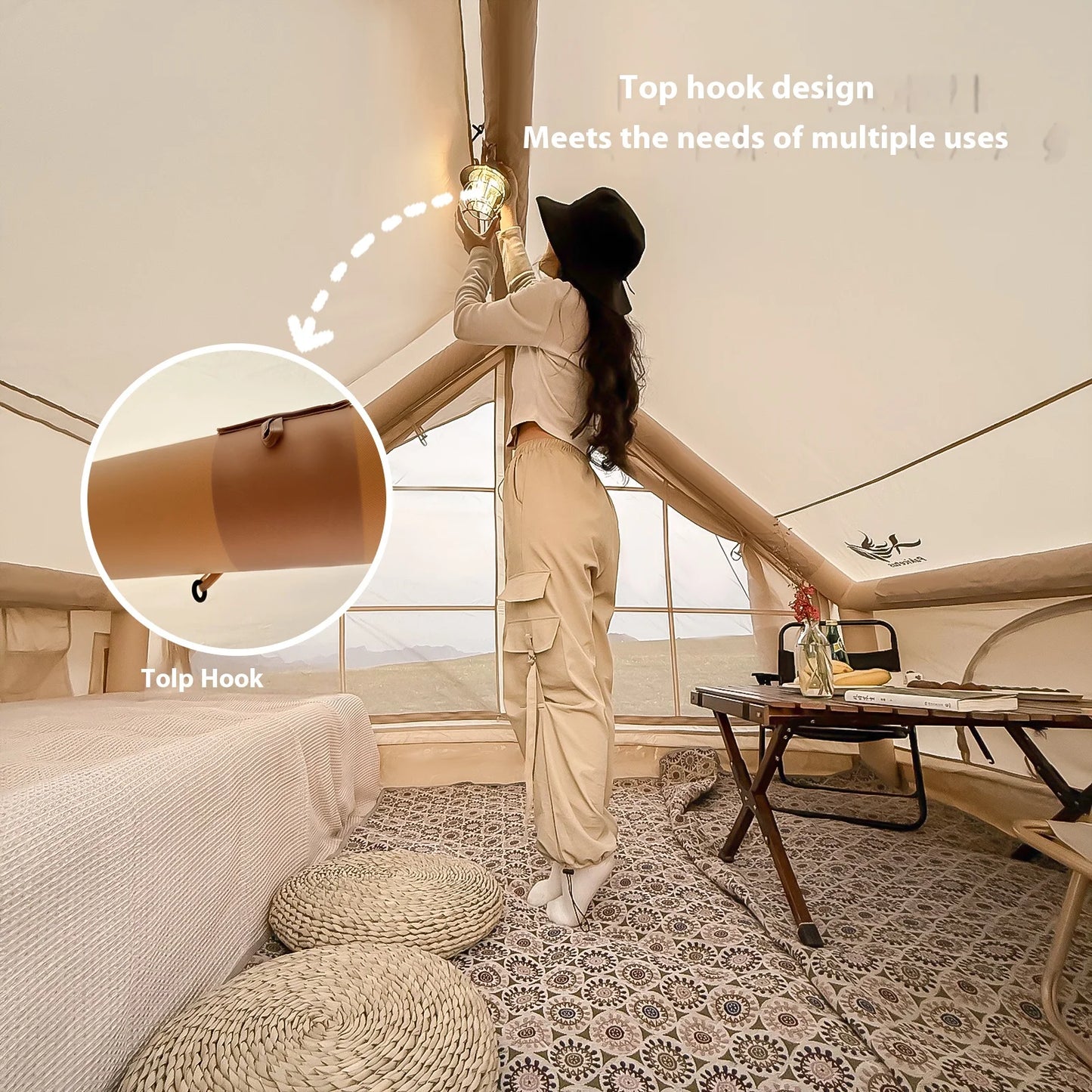 Pakicetus Inflatable Camping Tent For Family Outdoor Adventure