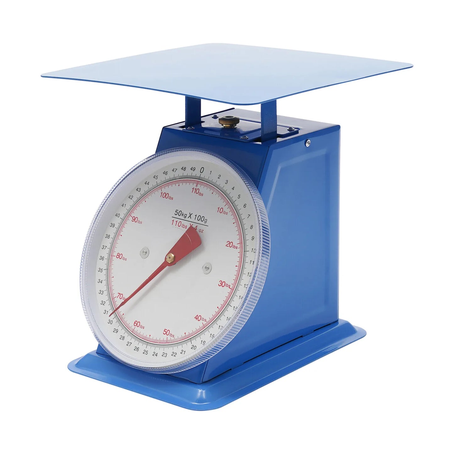Mechanical Dial Scale 110 Lbs Capacity Dual Scale For Markets