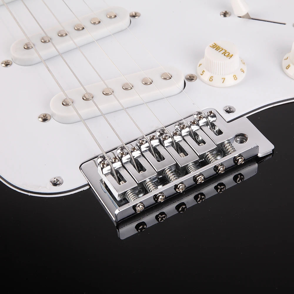 Rosewood Fingerboard Electric Guitar Basswood Body Beginner Friendly