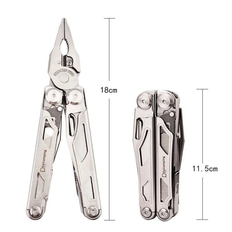 Daicamping DL30 Replaceable Parts Hand Multi Tool Set With Pliers