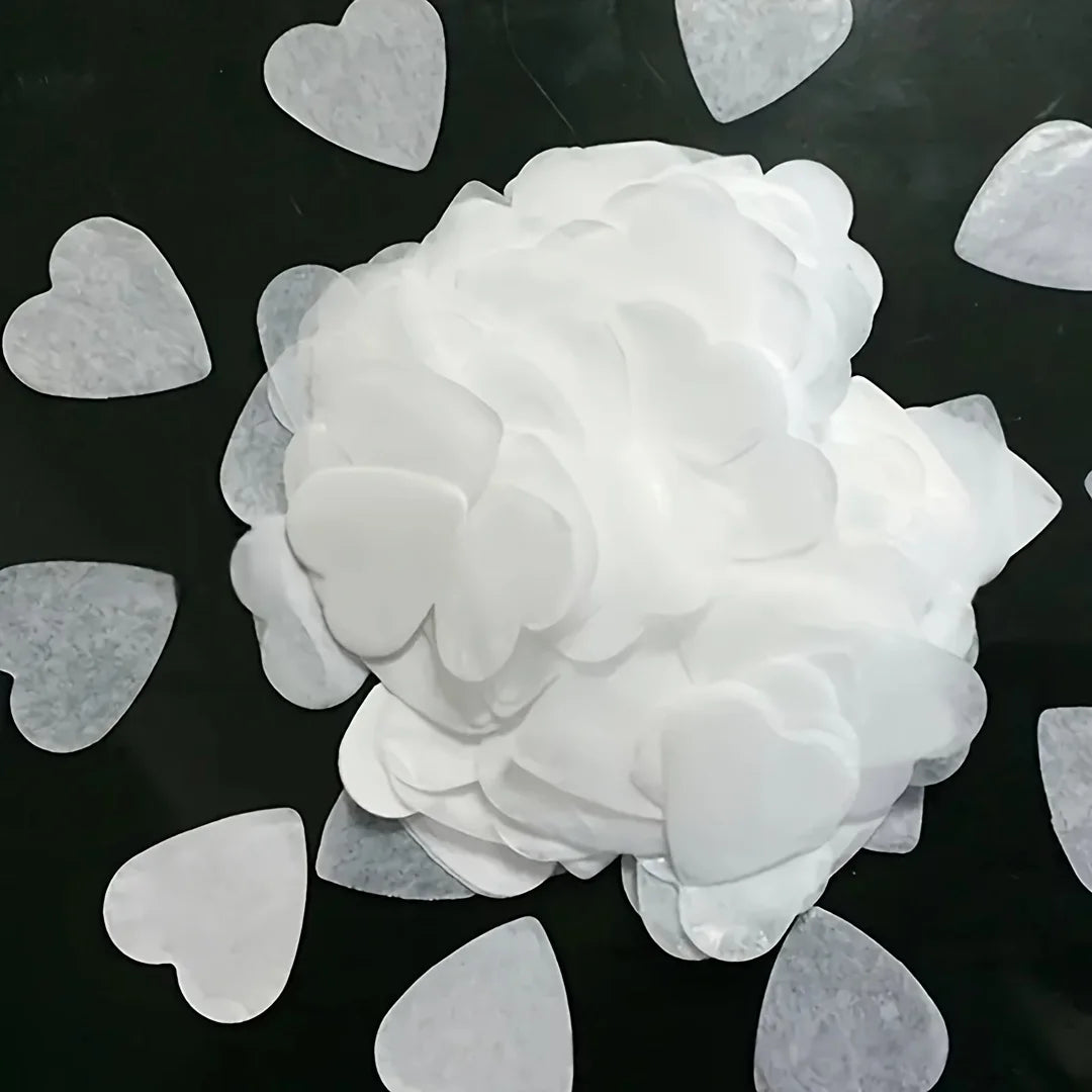 6000 Pcs Heart Shaped Paper Confetti For Weddings And Celebrations