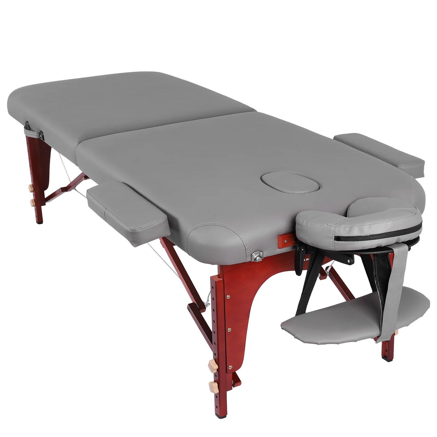 Folding Massage Table Height Adjustable Folding Tattoo Beauty Bed with Carrying Bag for Physiotherapy Shops