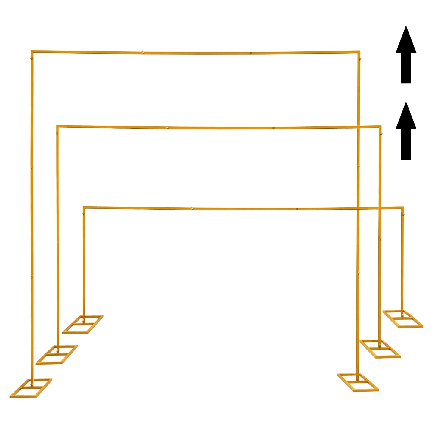 Henan Adjustable Square Wedding Arch Stand For Ceremony Backdrop