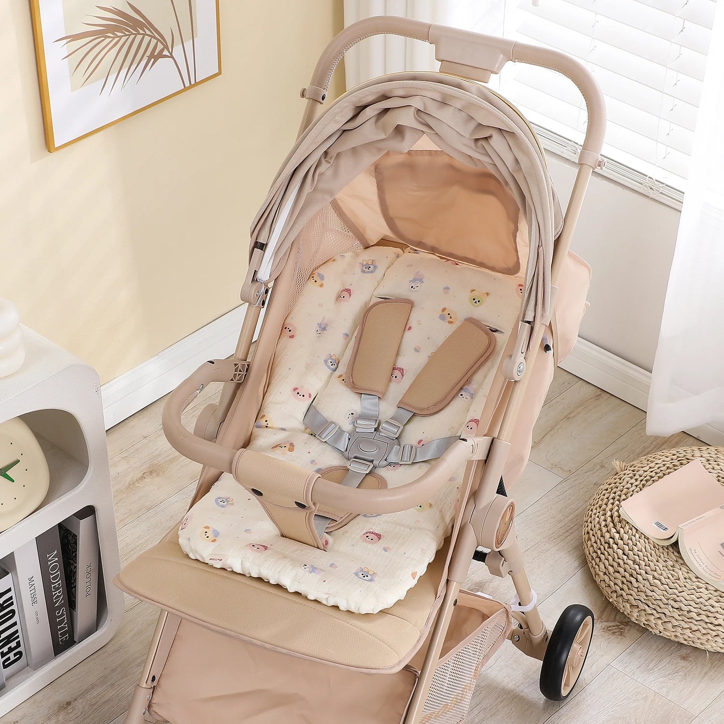 Baby Stroller Seat Cushion Soft Mattress Pushchair Car Mat