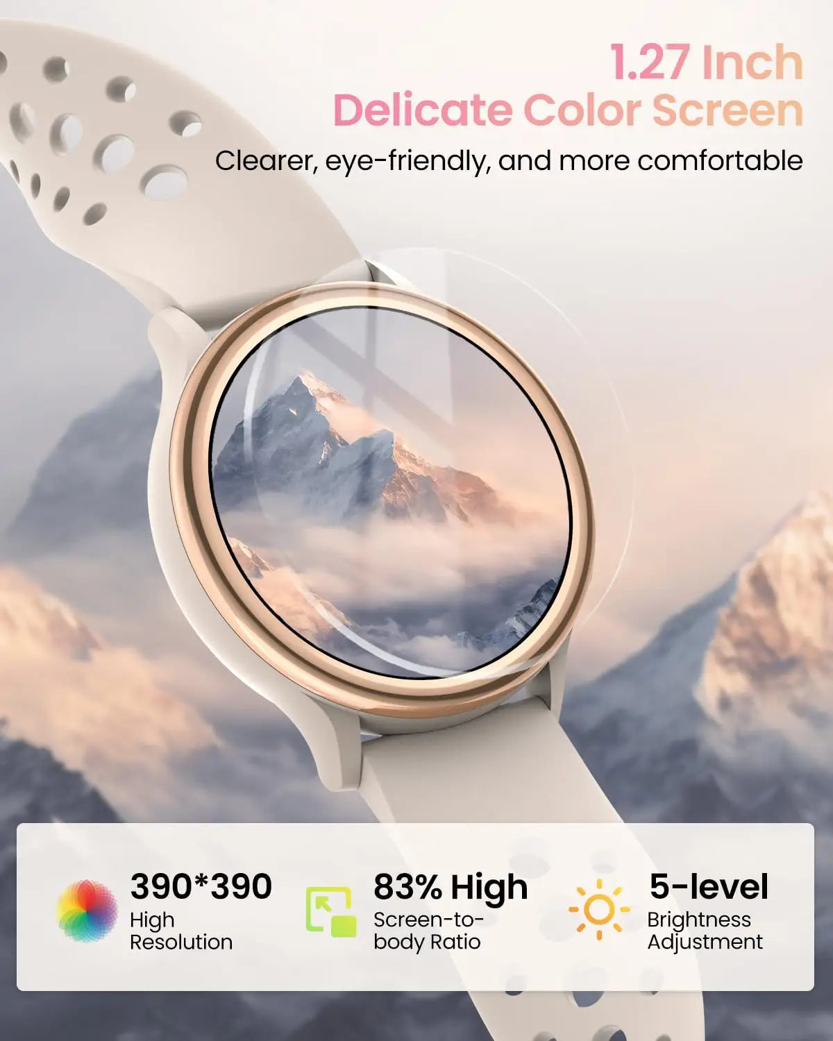 AnyloopCa Smart Watch For Women 400 Plus Watch Faces