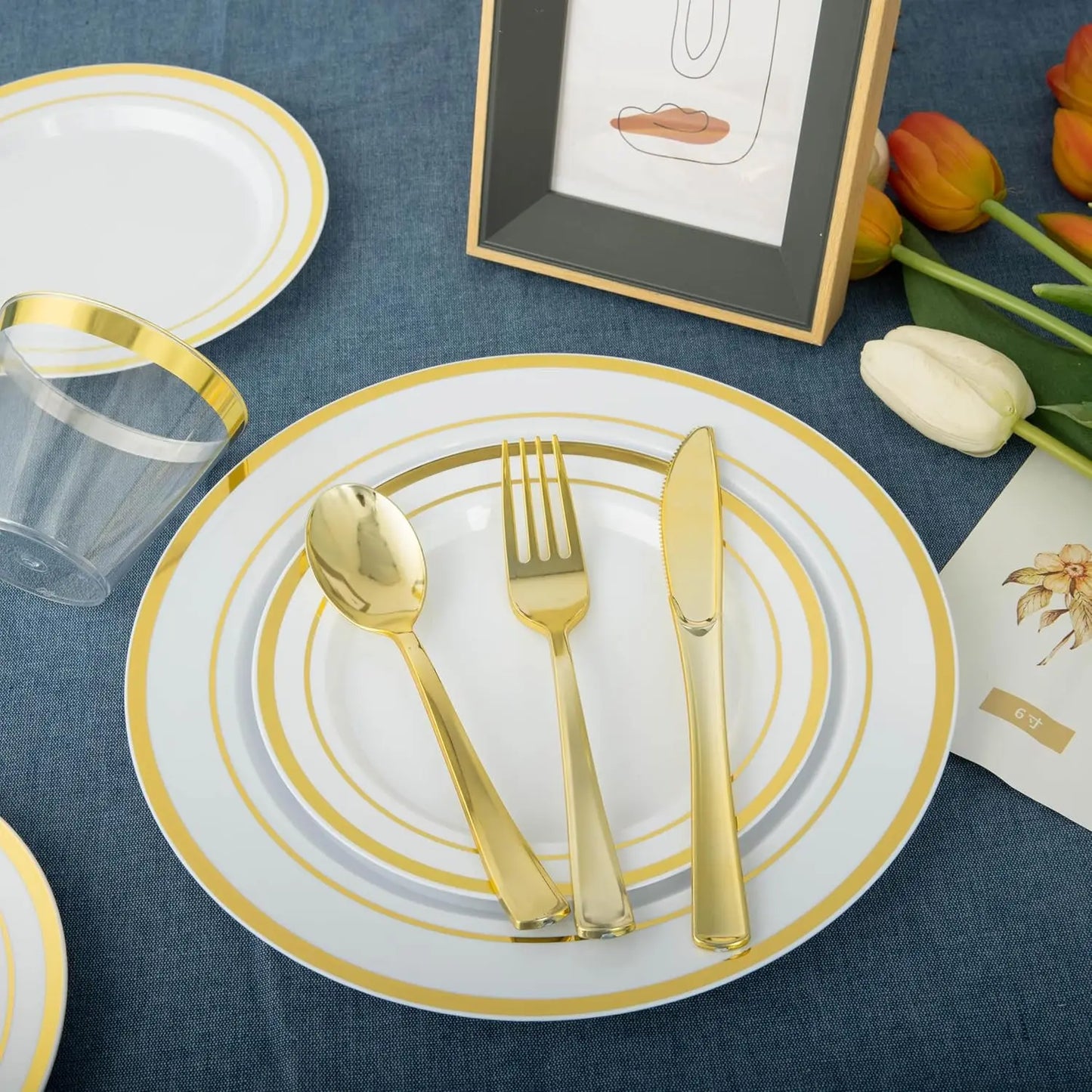 Disposable Dinnerware Set For Parties