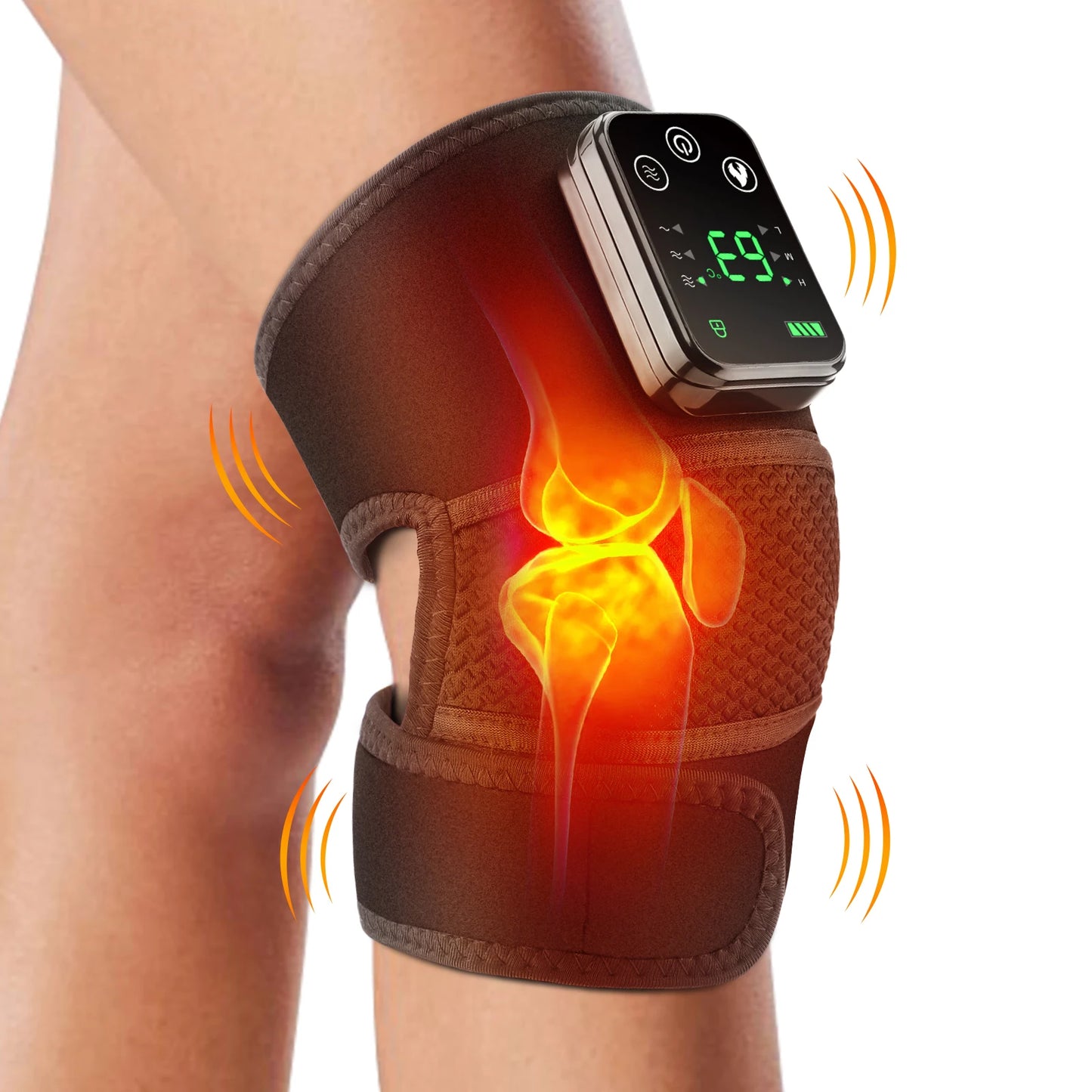 Hailicare Knee Heating Massager With Vibration Therapy Arthritis Relief