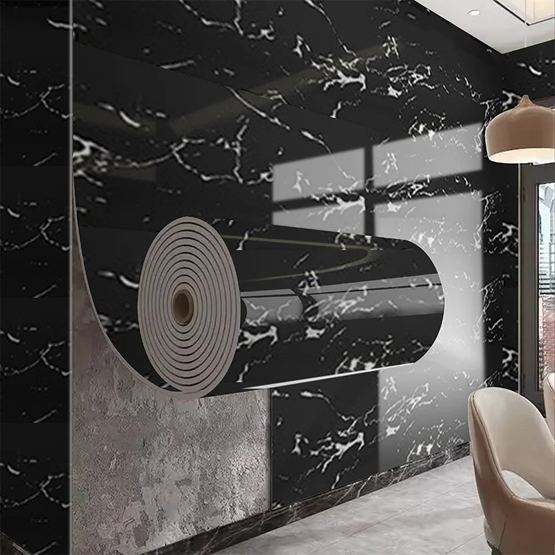 Marble Self-Adhesive PVC Wall Sticker for Living Room Decor