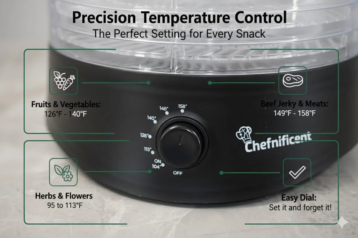 XMSJ DryMax Dehydrator 280 Five Tray Adjustable With Even Heat