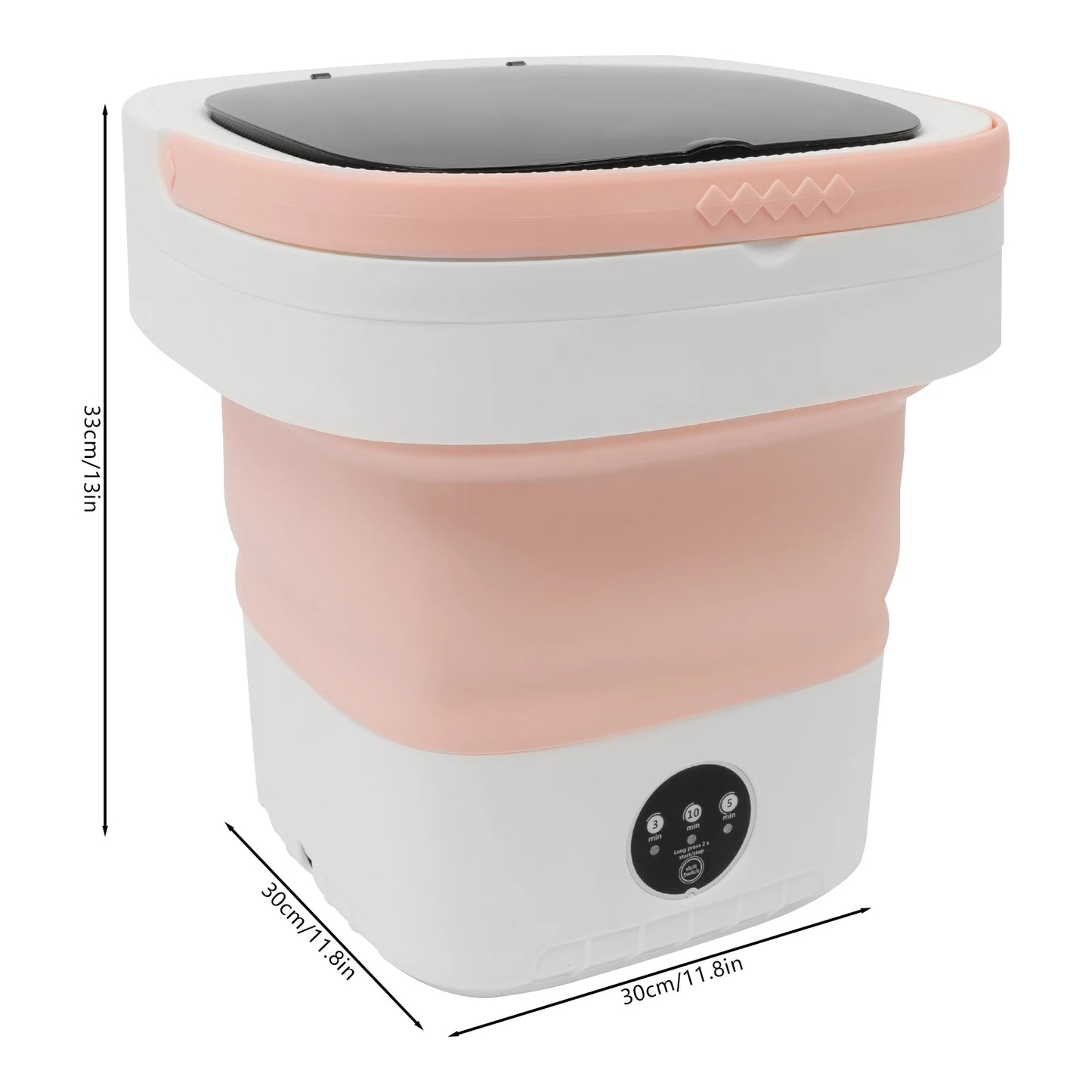 Mini Foldable Washing Machine Pure Copper Motor 3 Modes