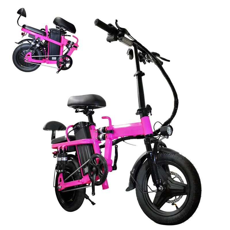 AILIFE Foldable Electric City E Bike 20 MPH 48V 20Ah