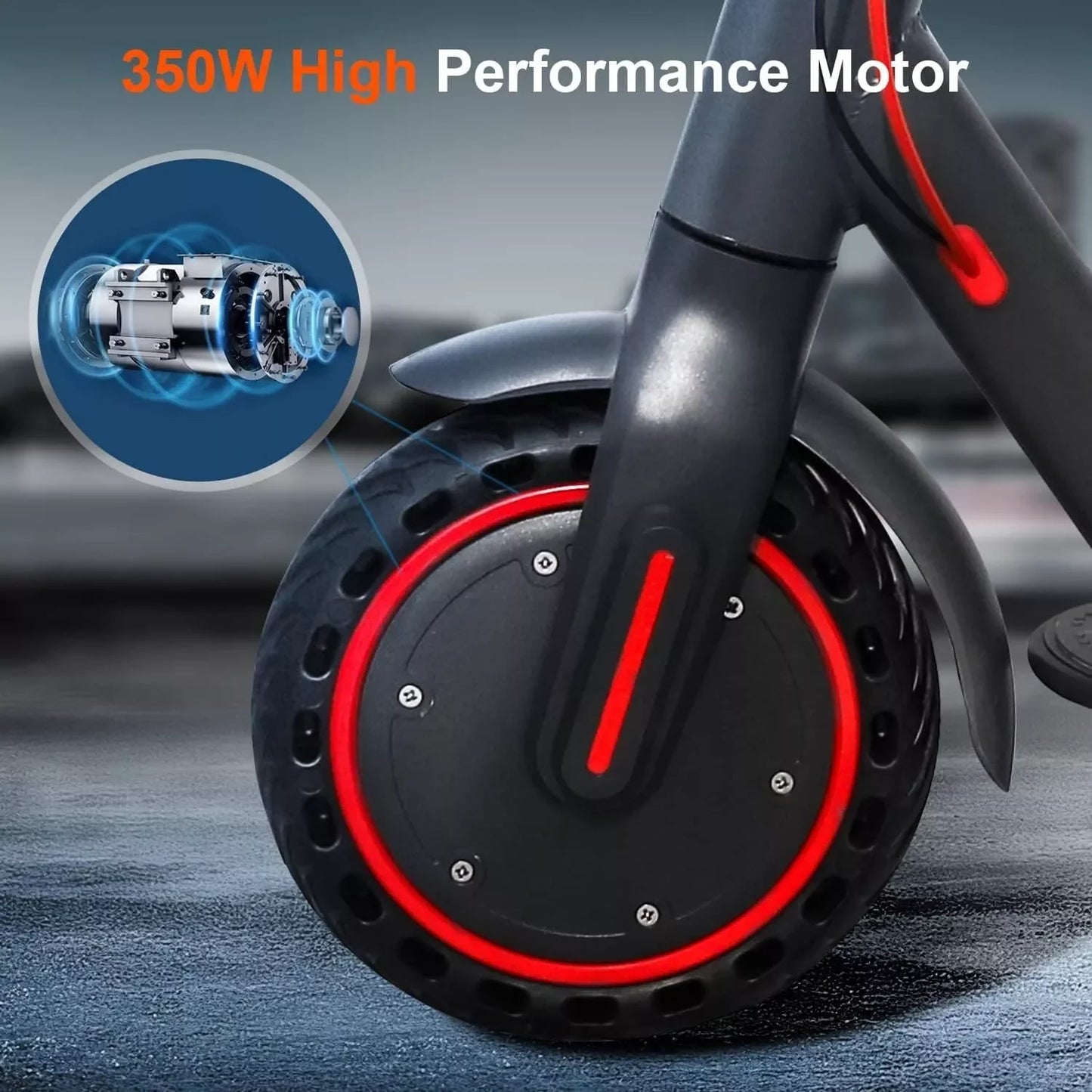Ladped LP60 Electric Scooter 350W 19Mph Foldable 16 Mile Range