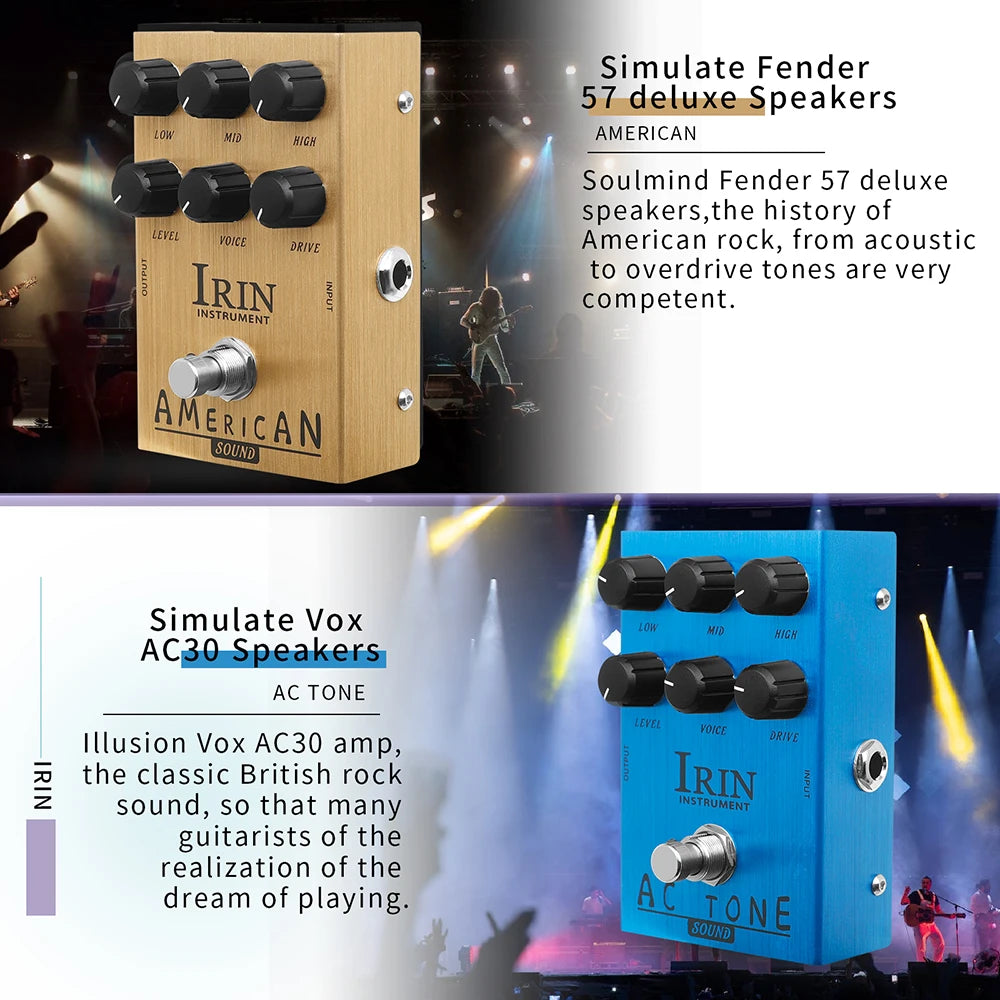 IRIN Guitar Effect Pedal Overdrive Distortion True Bypass