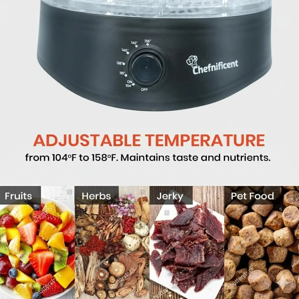 XMSJ DryMax Dehydrator 280 Five Tray Adjustable With Even Heat