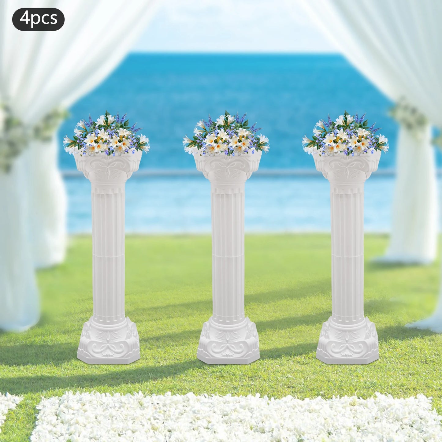 Bymaocar Roman Pillars Set For Wedding And Party Decor