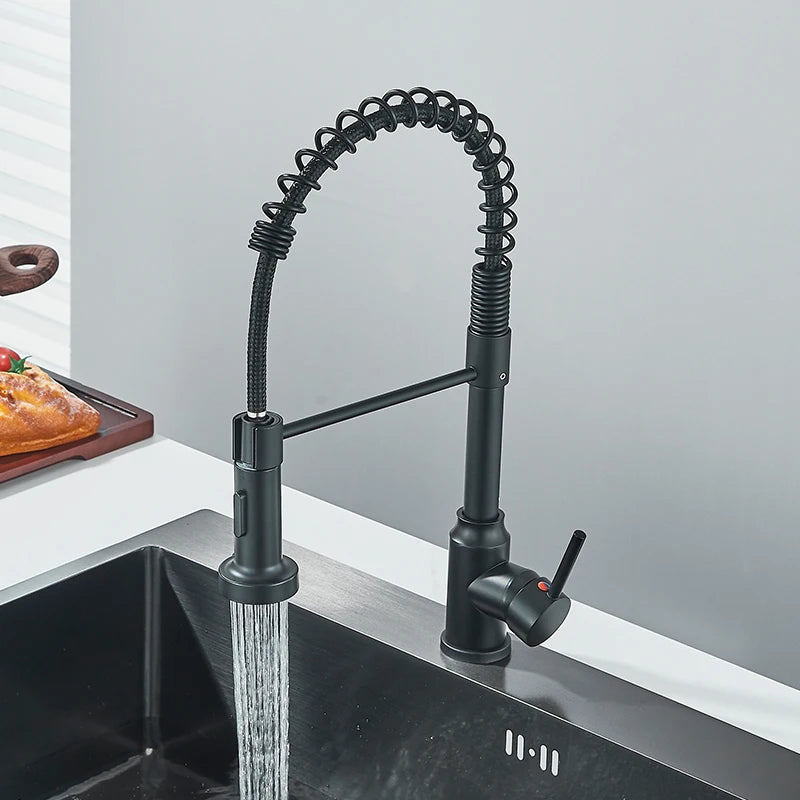 Rozin Pull Down Kitchen Faucet With Hot Cold Water