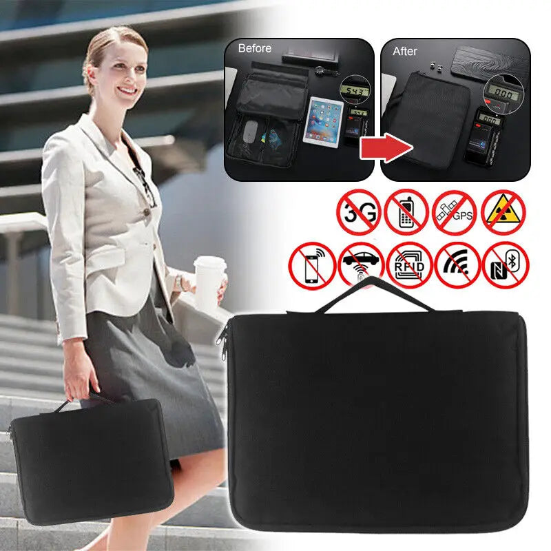 Faraday Shielding Pouch Case For Phones, Cards And Keys