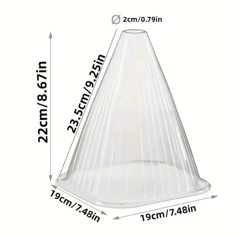 Plant Cloches Cover Reusable Snail Collar For Garden Protection