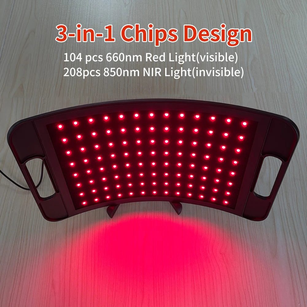 660nm 850nm Near Infrared Light Therapy Panel With Timer