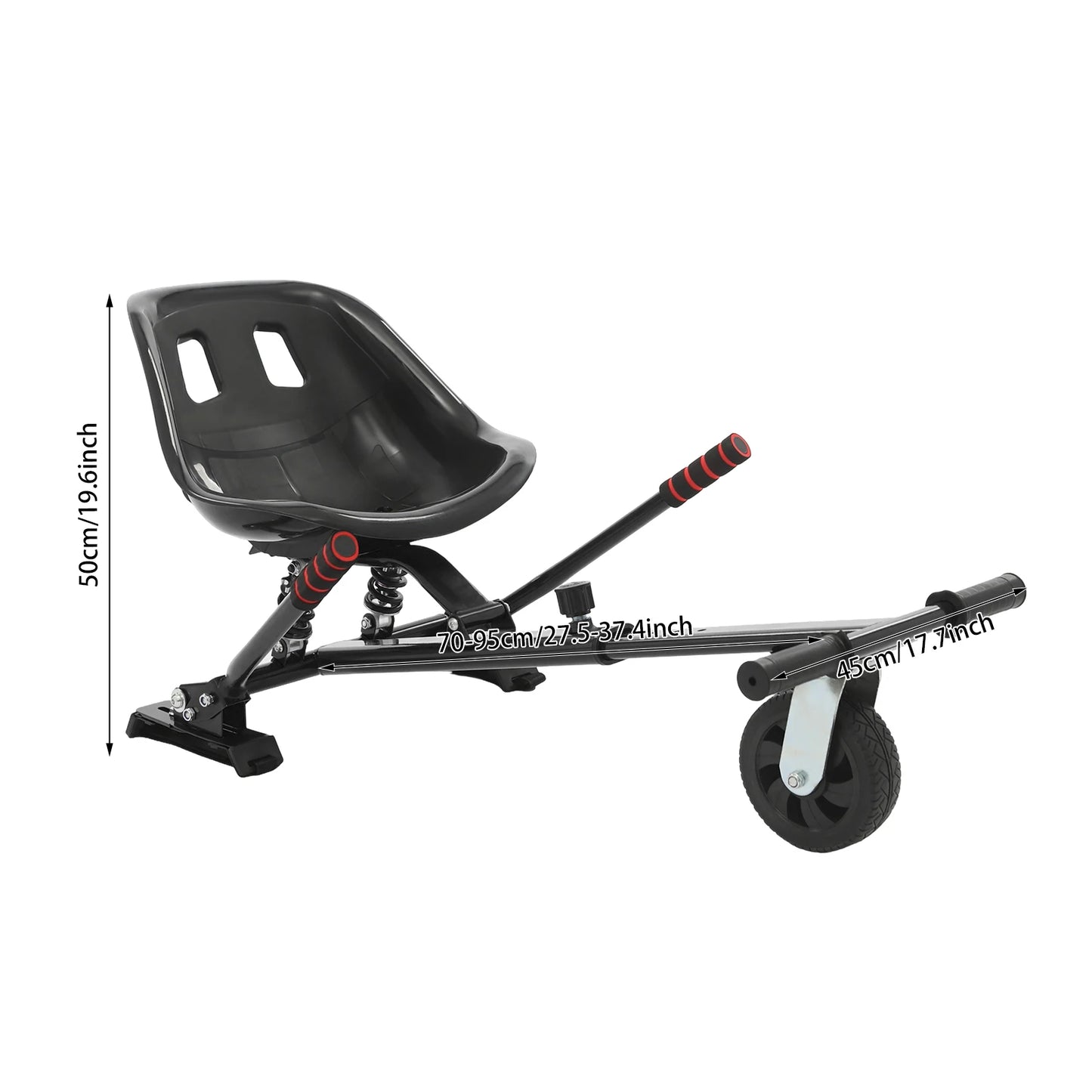 Hoverboard Seat Attachment for Balancing Scooter Adjustable Fit